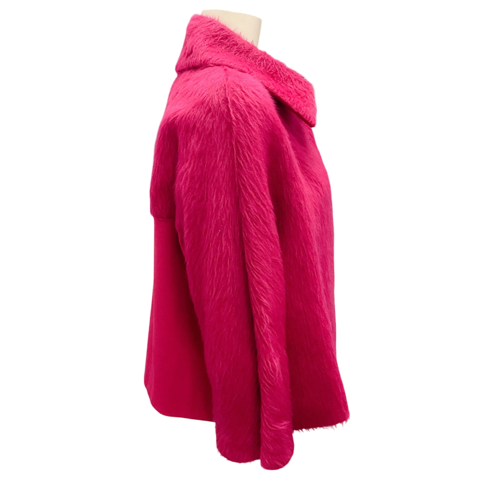 Max Mara Fuchsia Alpaca Jacket