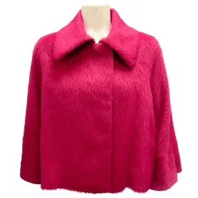 Max Mara Fuchsia Alpaca Jacket