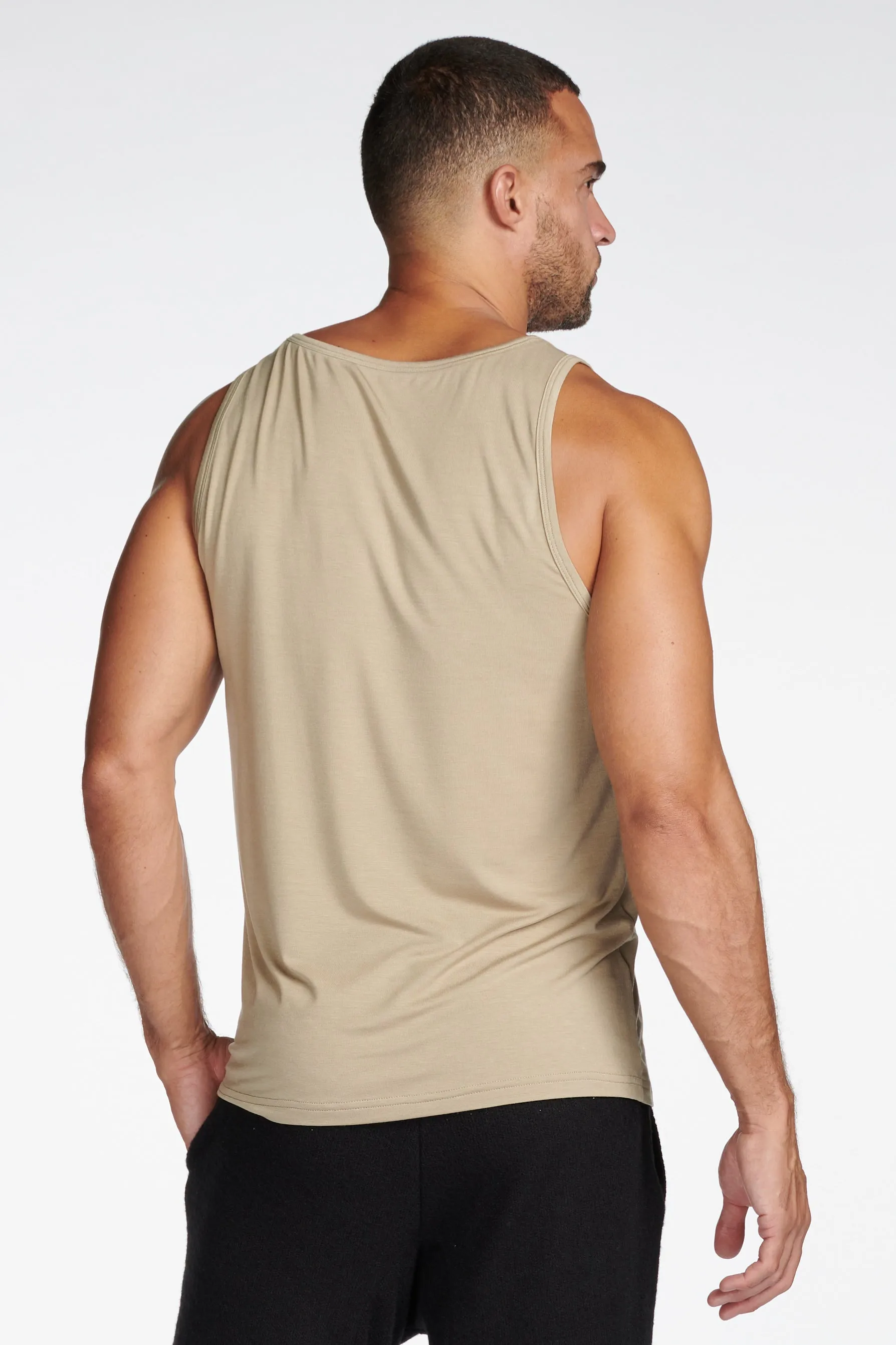 Men's Modal Scoop Neck Tank Top