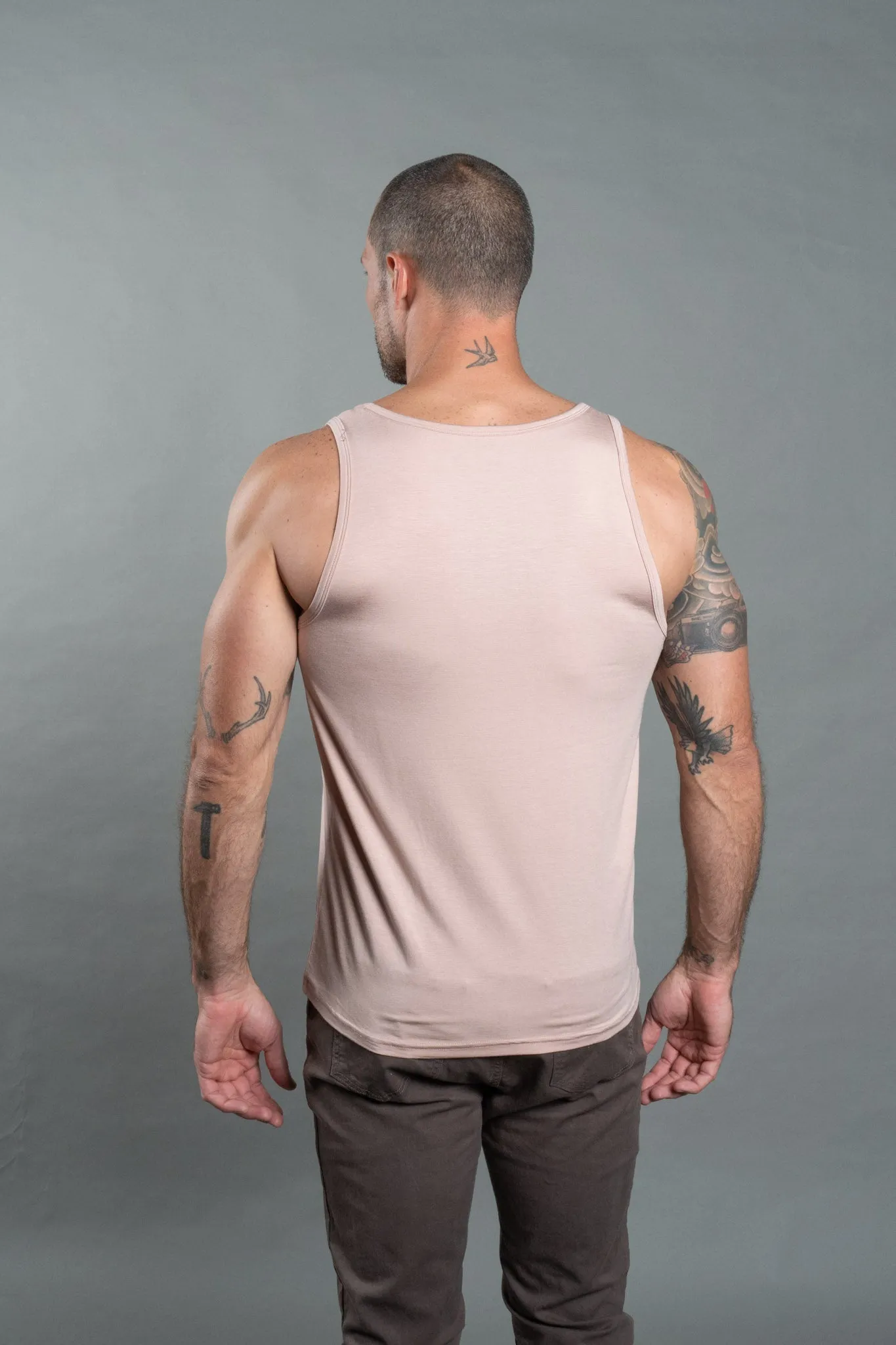 Men's Modal Scoop Neck Tank Top