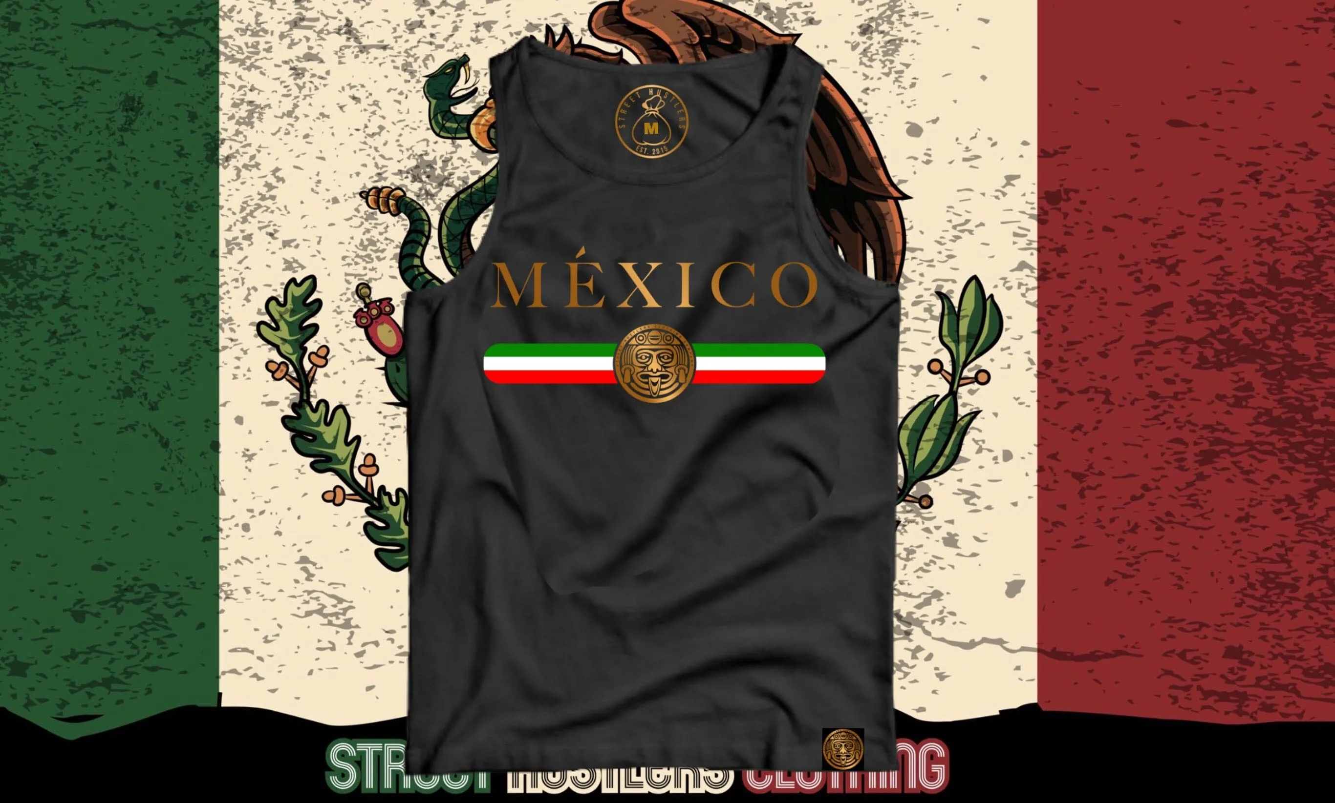 México Querido Tank Top (Black)