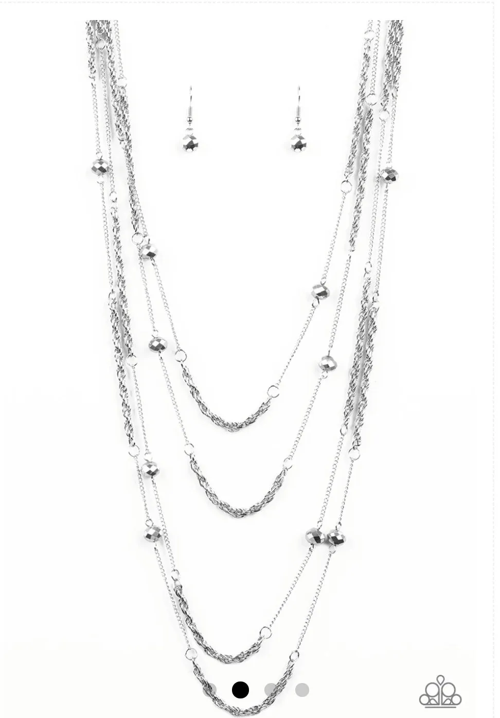 Open For Opulence Silver Necklace