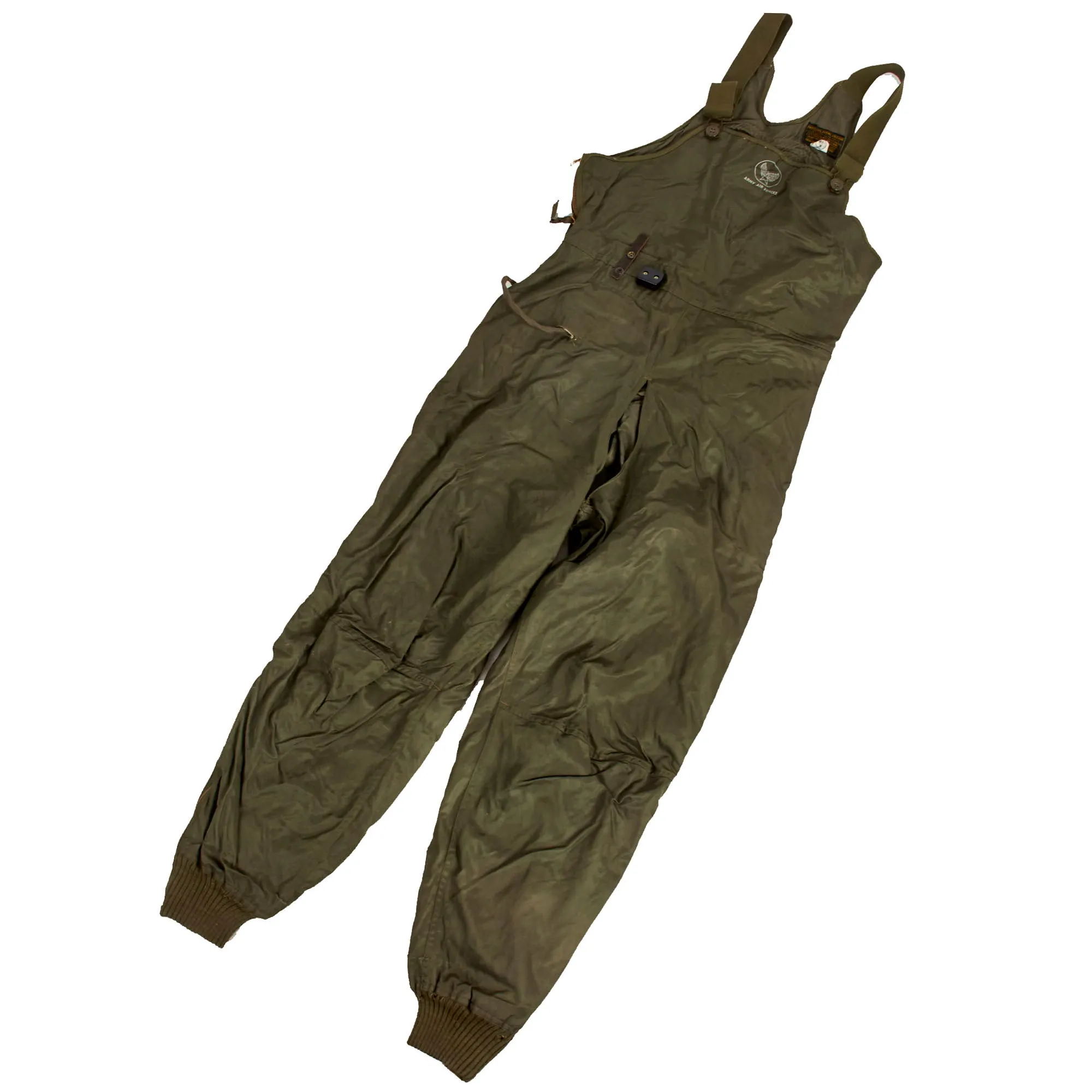 Original U.S. WWII to Immediate Post War Era Army Air Forces Type F-3 Heated Trousers, Type F-3 Heated Jacket and US Navy N-1 Type Winter Trousers - 11 Items Total