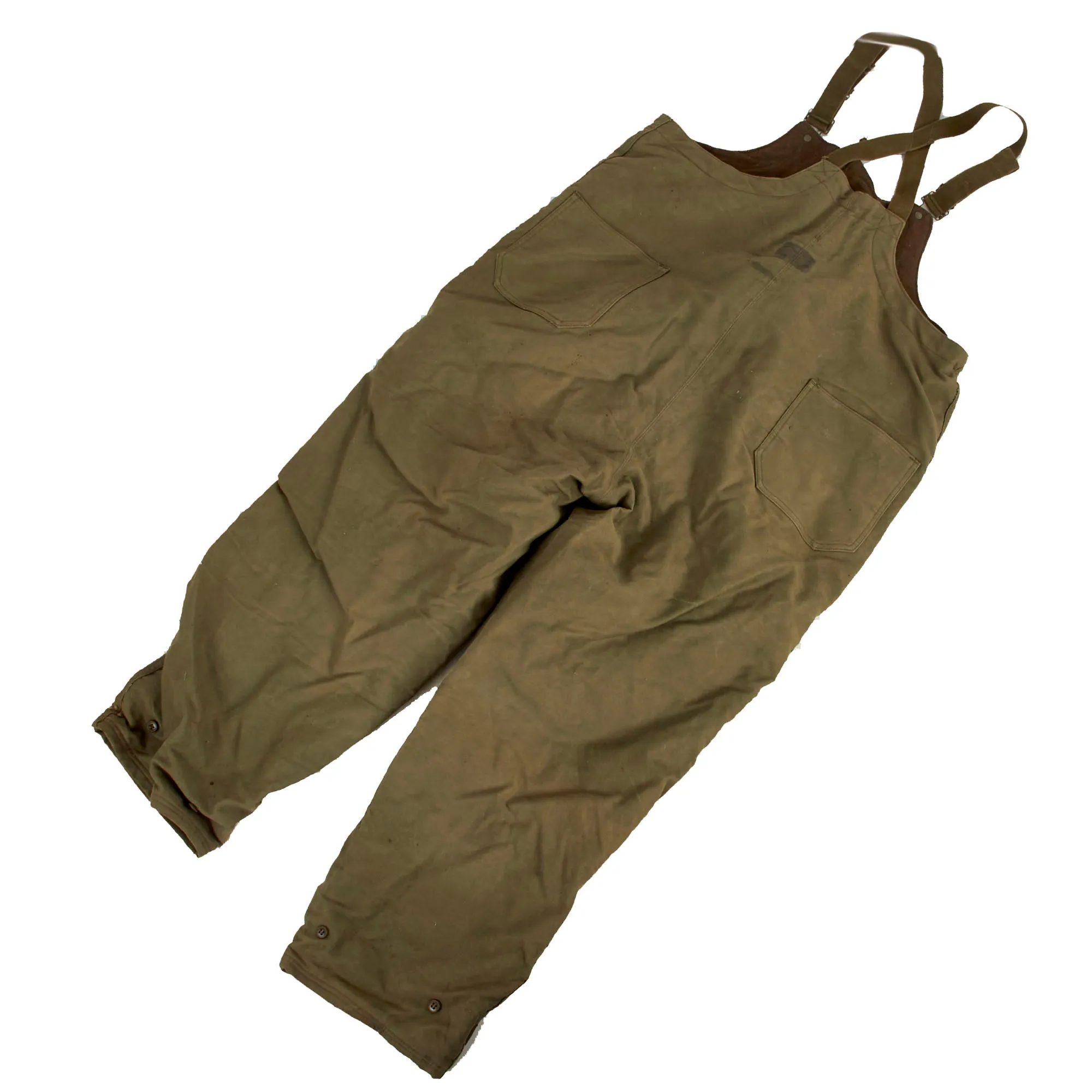 Original U.S. WWII to Immediate Post War Era Army Air Forces Type F-3 Heated Trousers, Type F-3 Heated Jacket and US Navy N-1 Type Winter Trousers - 11 Items Total