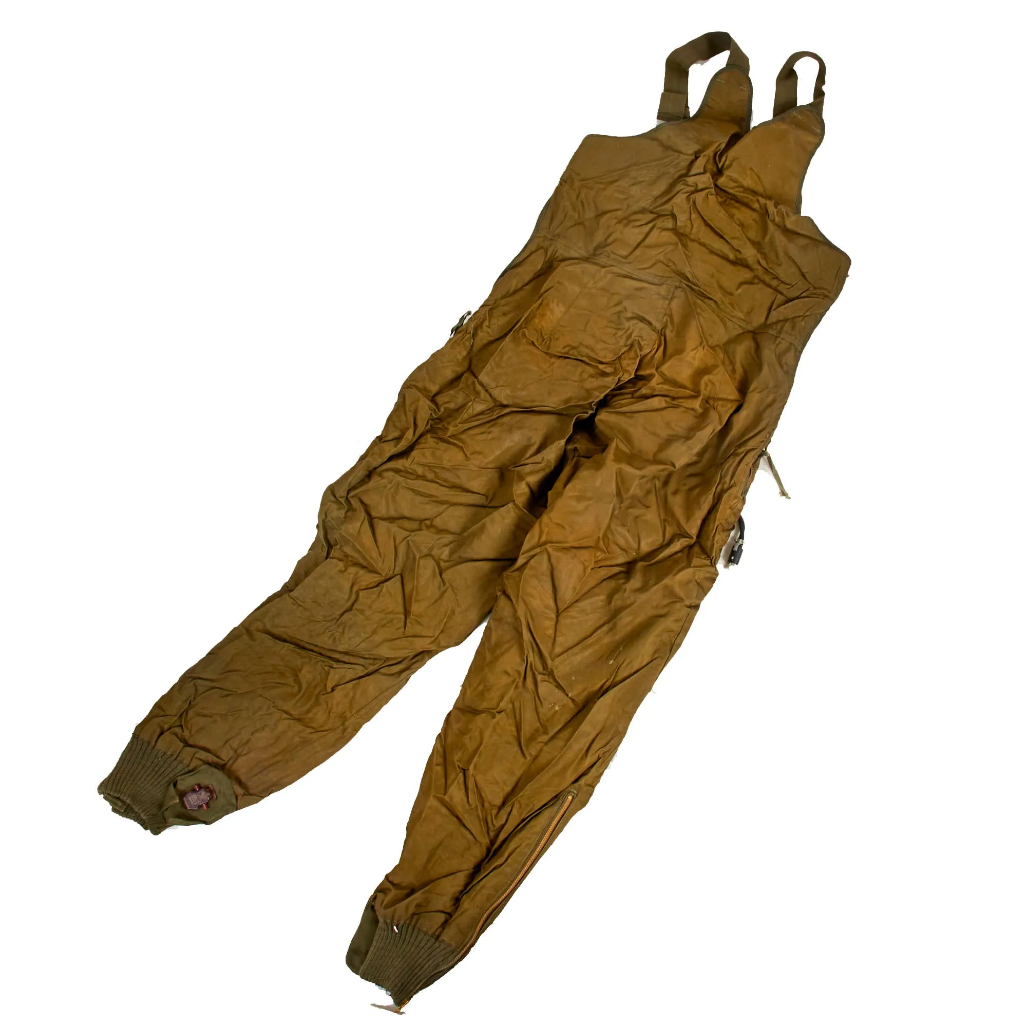 Original U.S. WWII to Immediate Post War Era Army Air Forces Type F-3 Heated Trousers, Type F-3 Heated Jacket and US Navy N-1 Type Winter Trousers - 11 Items Total