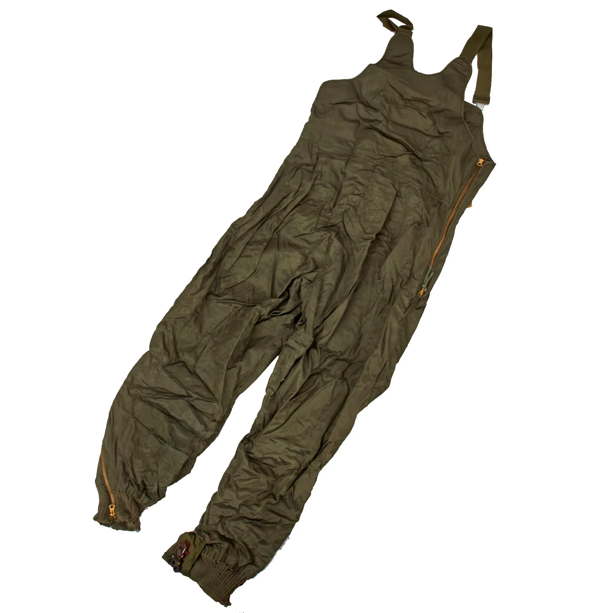 Original U.S. WWII to Immediate Post War Era Army Air Forces Type F-3 Heated Trousers, Type F-3 Heated Jacket and US Navy N-1 Type Winter Trousers - 11 Items Total