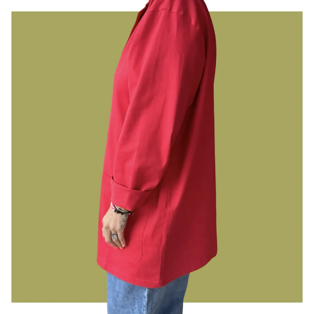 Oversized Blazer - Red