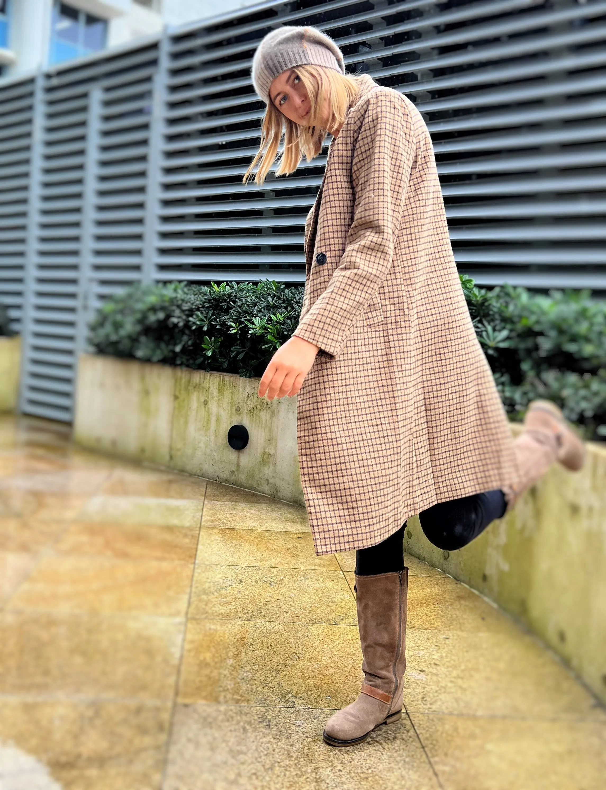 Oxford Coat | Brown Check