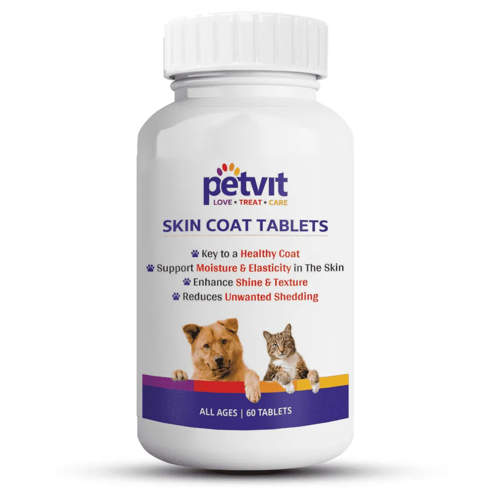 Petvit Skin & Coat Tablets for Dogs and Cats