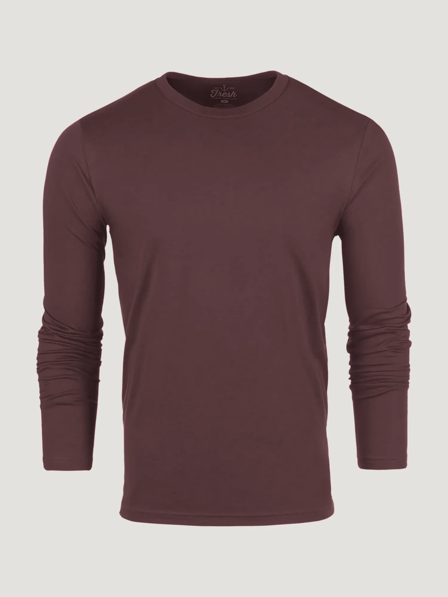 Port Red Long Sleeve Crew Neck