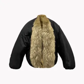 Pre Order:  Hidden Rope Straps Faux Fur Coat