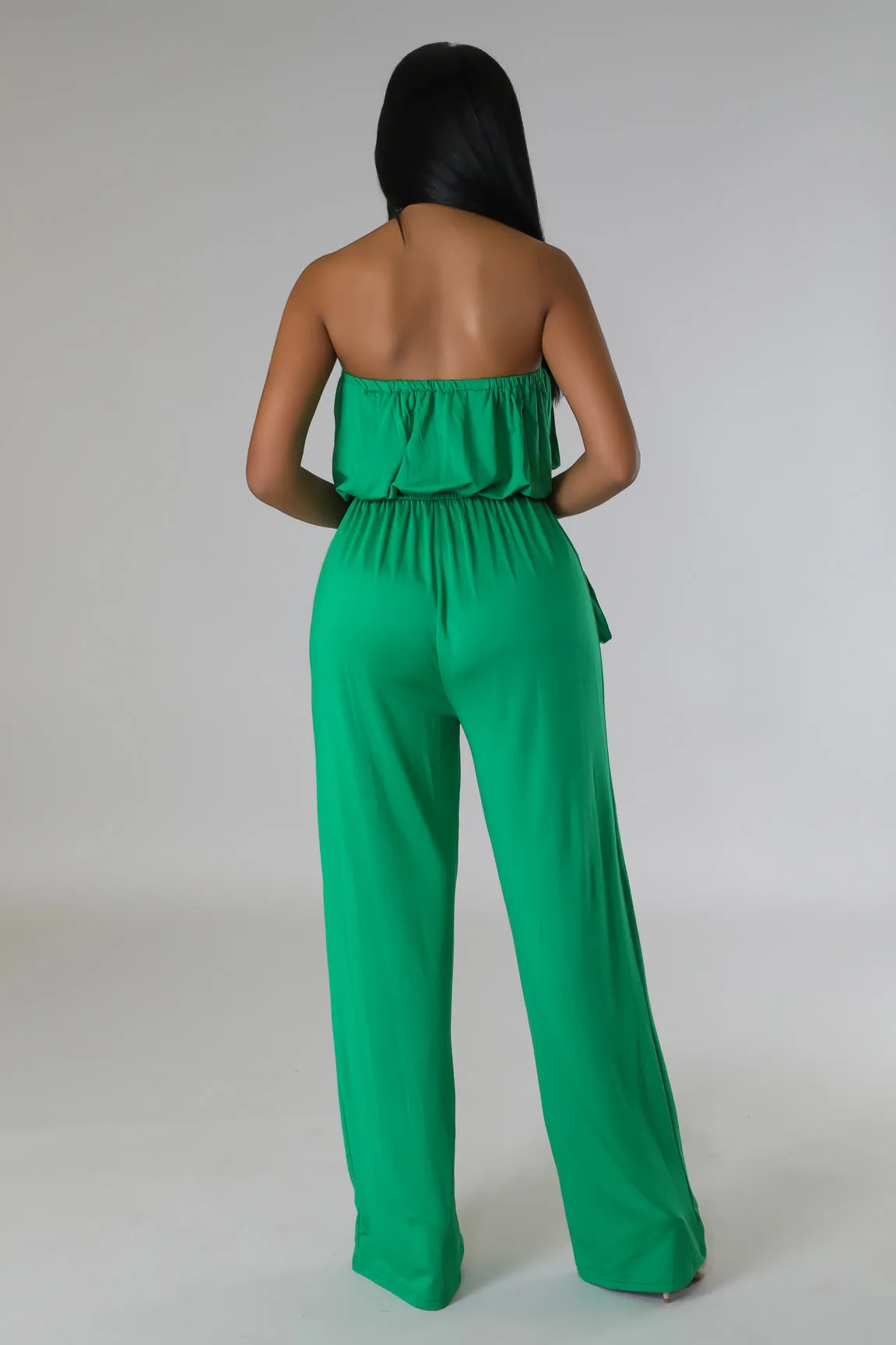 "Blanca" Jumpsuit-Green