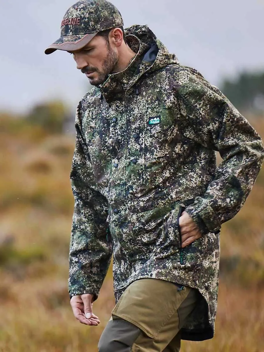 RIDGELINE Mens Monsoon Classic Jacket - Dirt Camo