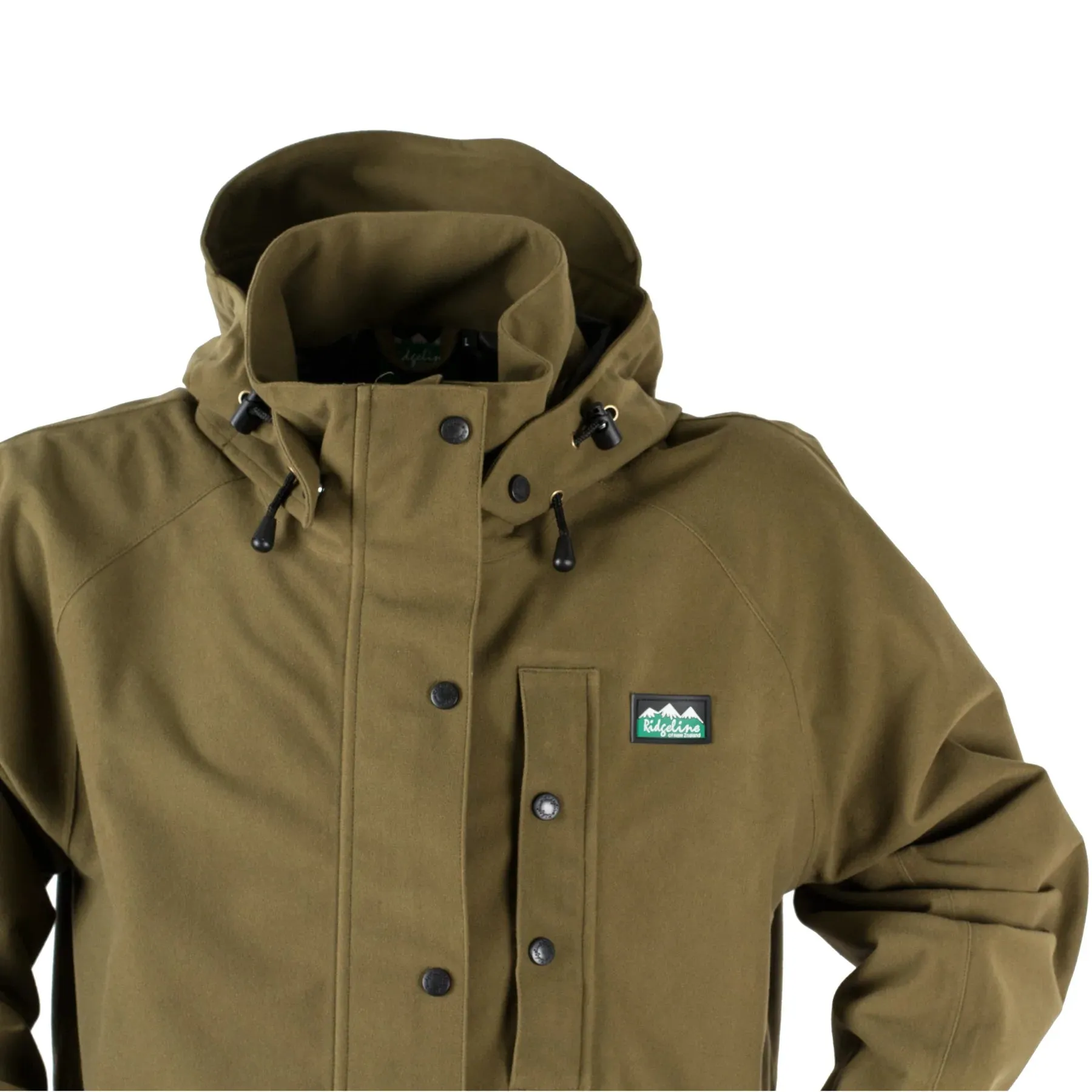 RIDGELINE Mens Monsoon Classic Jacket - Teak