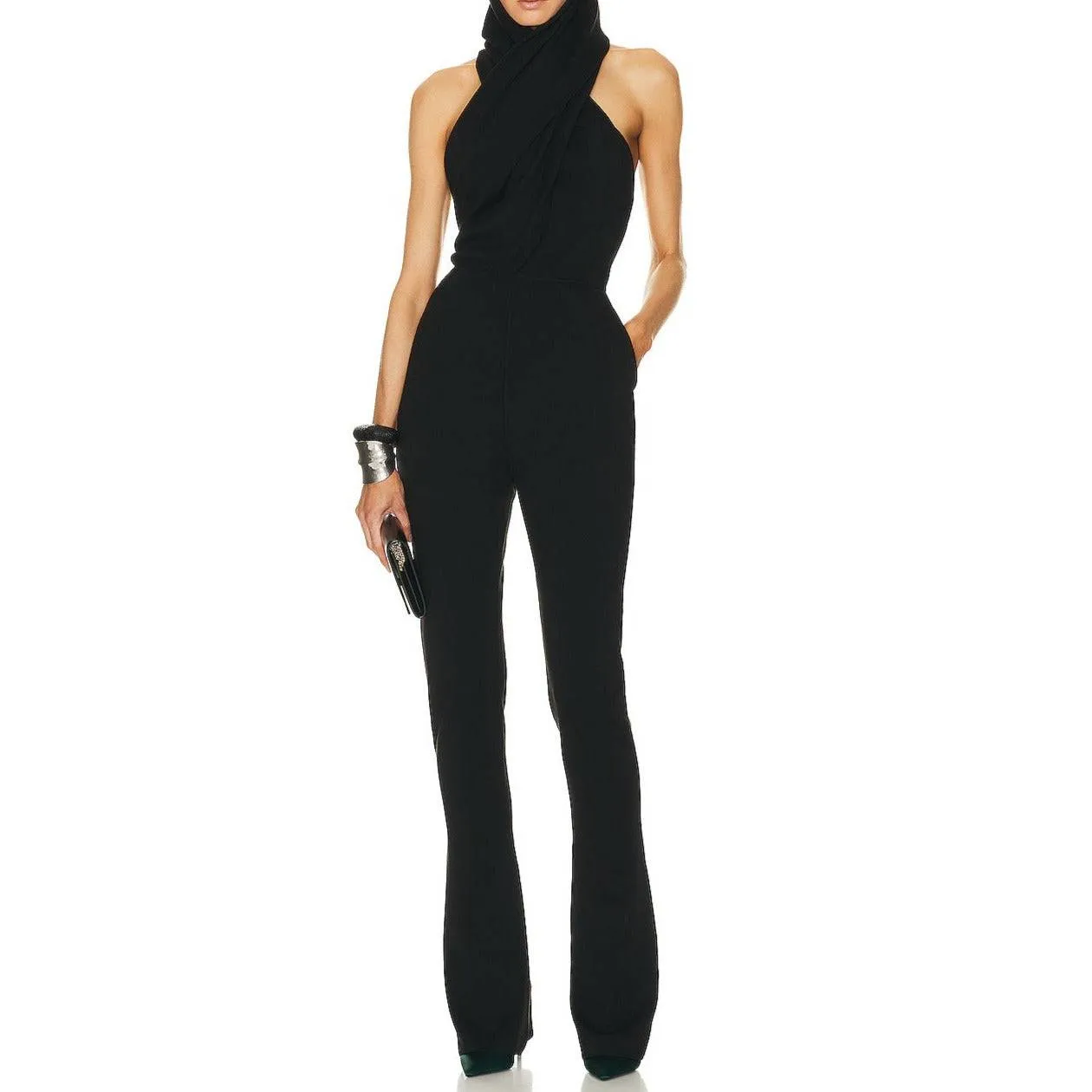 Sammi Sleeveless Hooded Jumpsuit