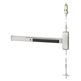 Sargent AD8610F-36 Concealed Vertical Rod Exit Device, Exit Only, Multi-Function, For 1 3/4" Tk Aluminum Doors, 33-36" Dr Width, 84" up to 96" Door Ht