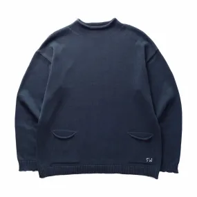 Service Works Mock Smock Sweater (Navy)