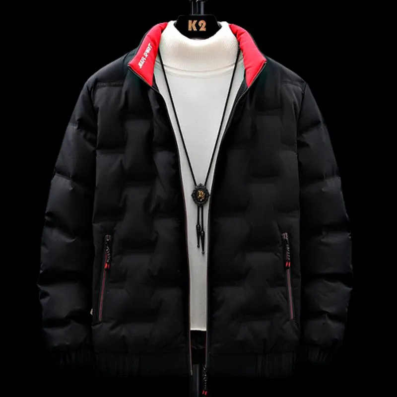 Solid Color White Duck Down Thickened Warmth Down Jacket