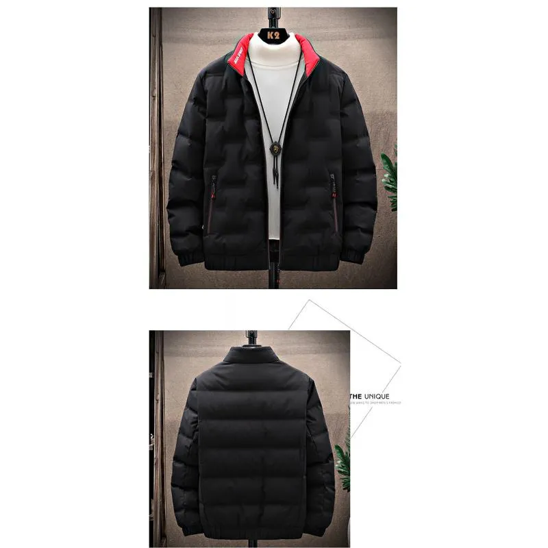 Solid Color White Duck Down Thickened Warmth Down Jacket