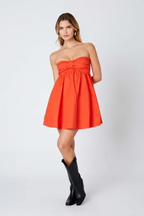 Strapless Babydoll Dress