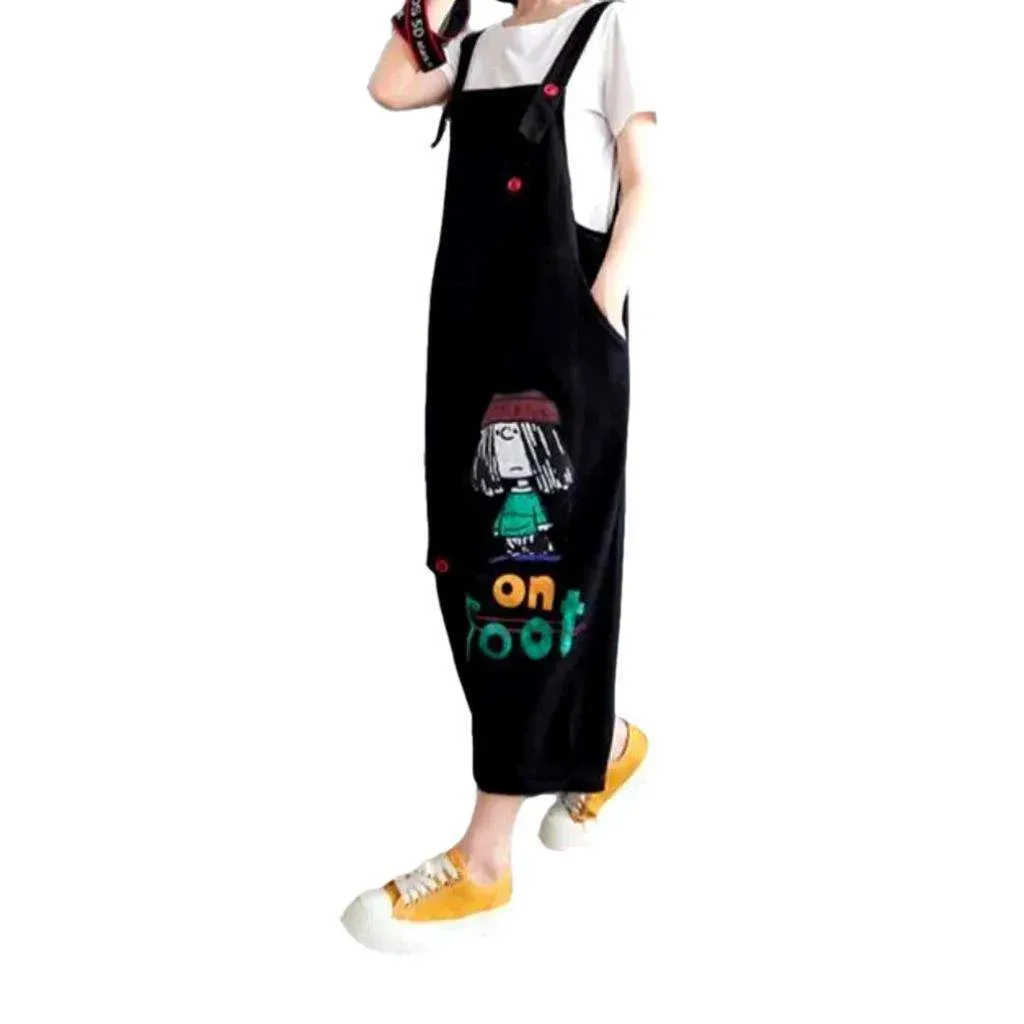 Stylish jean dungaree for ladies