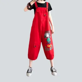 Stylish jean dungaree for ladies