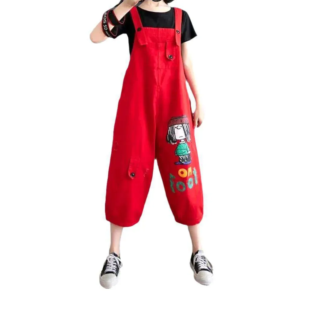 Stylish jean dungaree for ladies