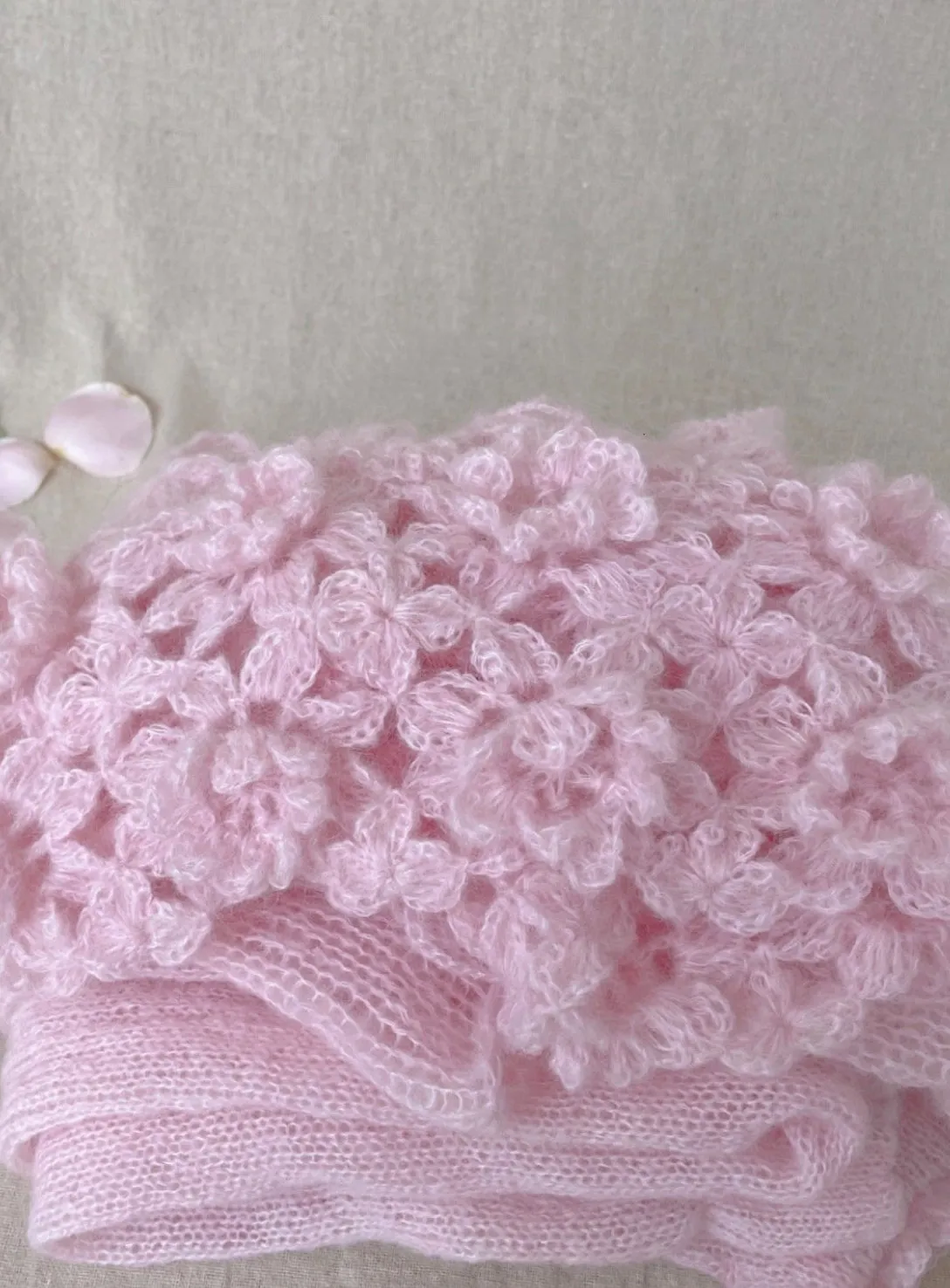 [Tailor Made] Rose Heaven Hand Knitted Dress Set