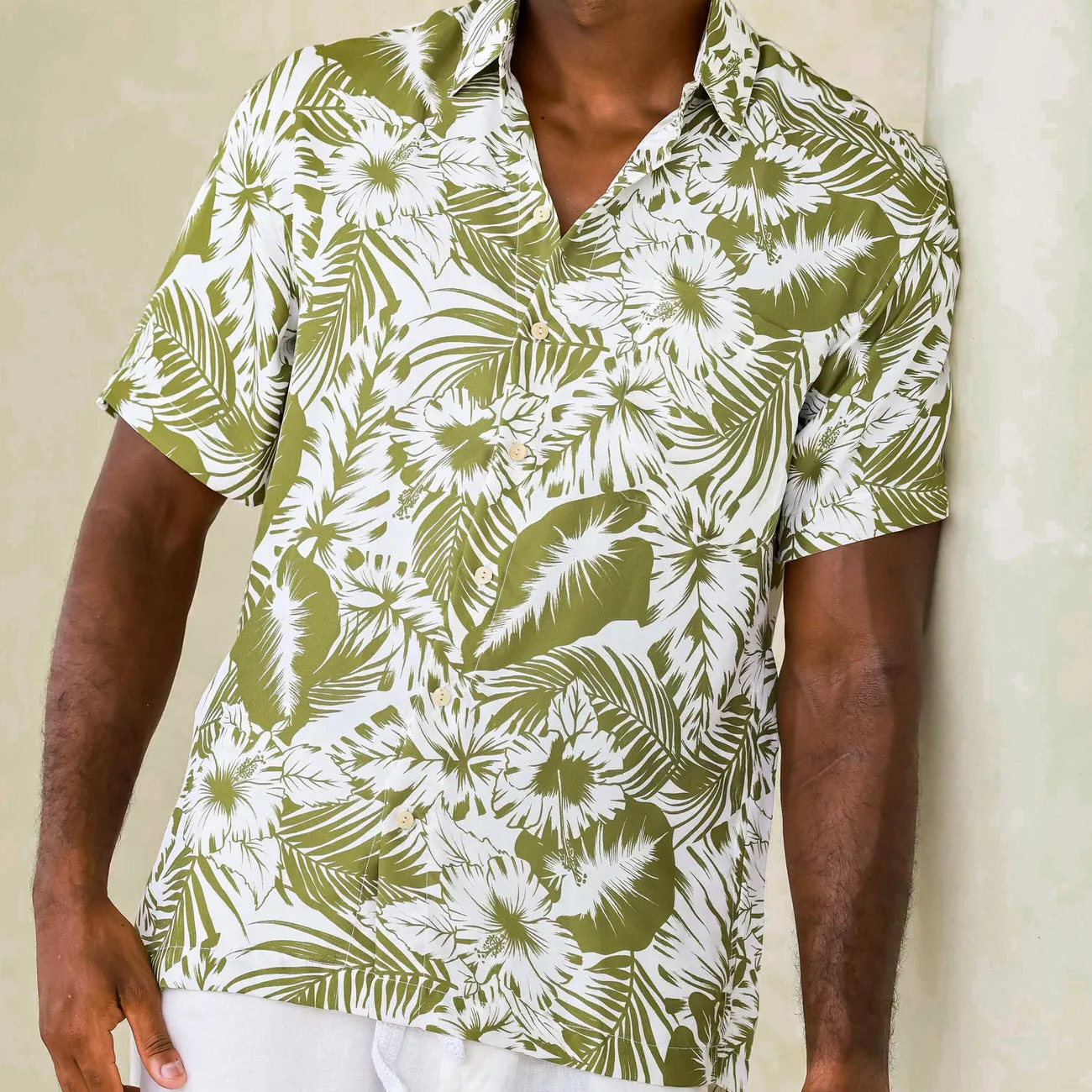 The Bali Hai - Short Sleeve Tropical Silk Shirt