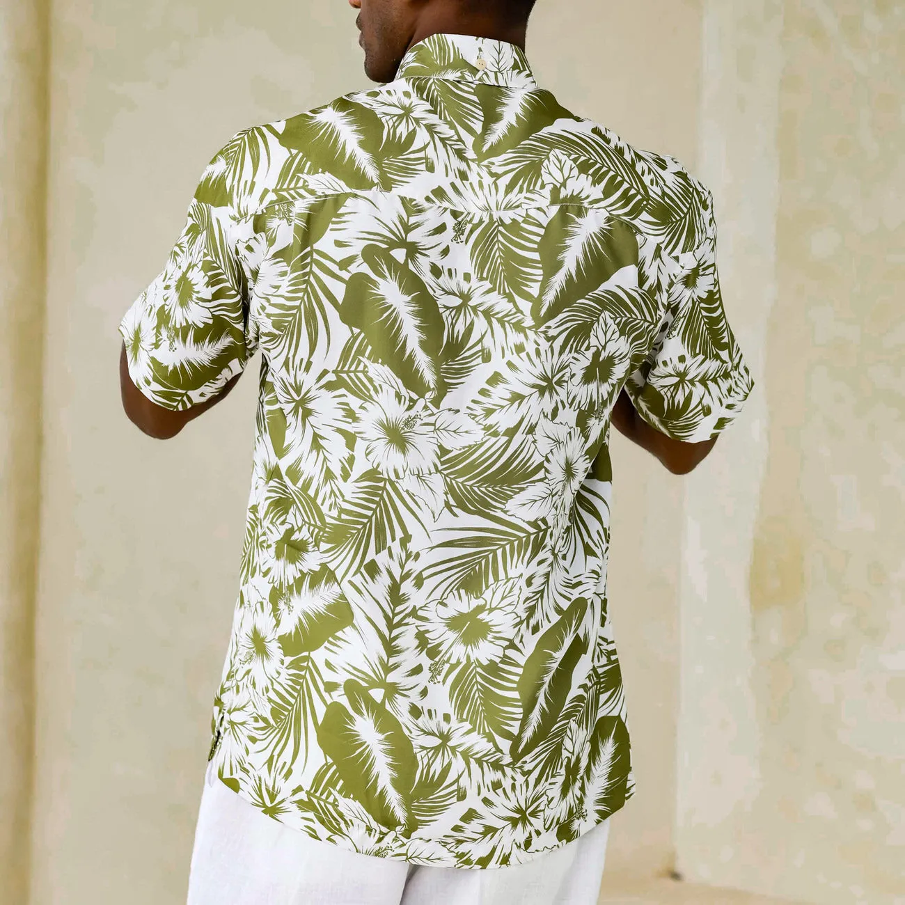 The Bali Hai - Short Sleeve Tropical Silk Shirt