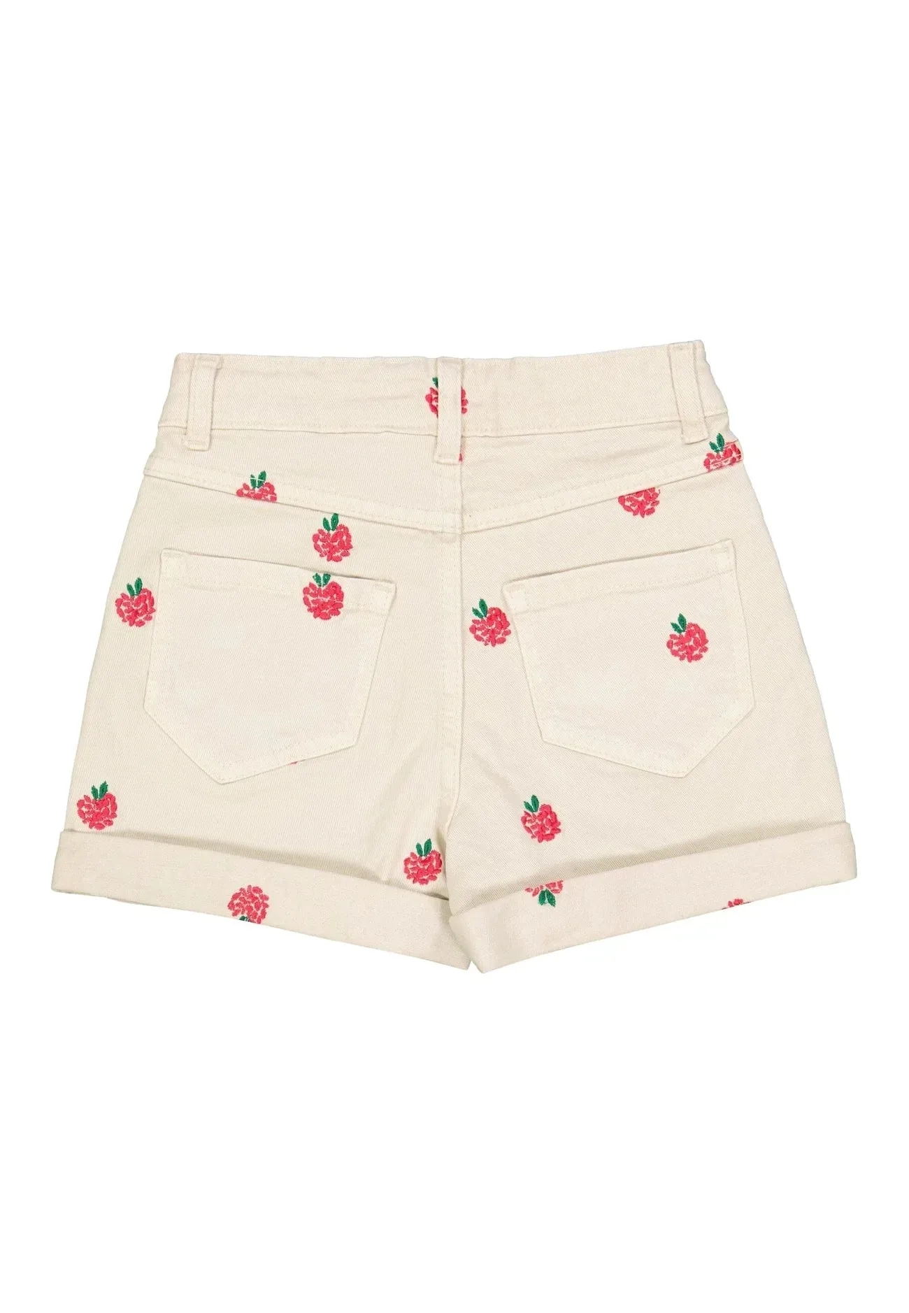 The Juana Denim Shorts - Swan - KIDS