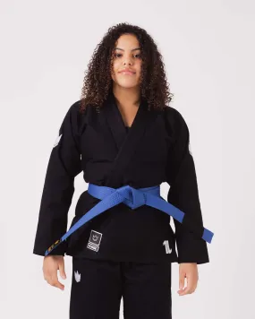 The ONE Kids Jiu Jitsu Gi - Black - FREE White Belt