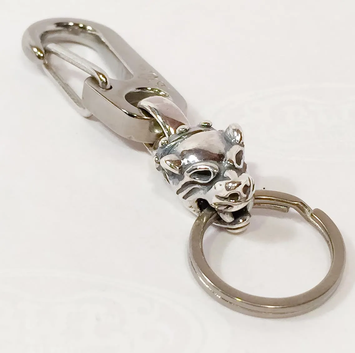 Titanium-Silver Small Mini Keychain