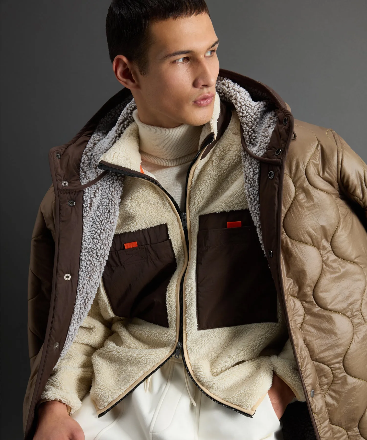 Todd Snyder X Woolrich Sherpa Full-Zip