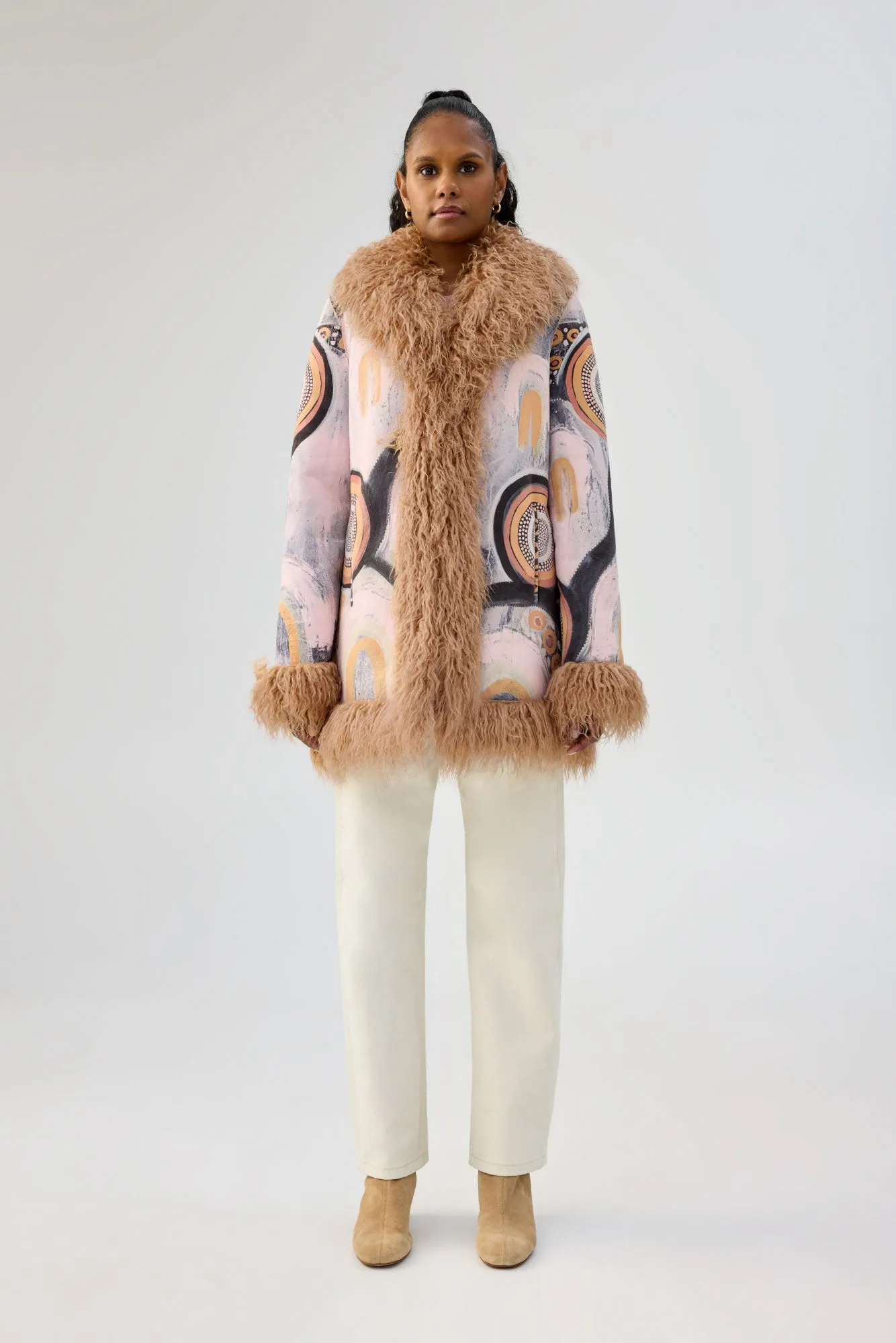 UNREAL FUR Womens Yawarr Coat - Giirwaa