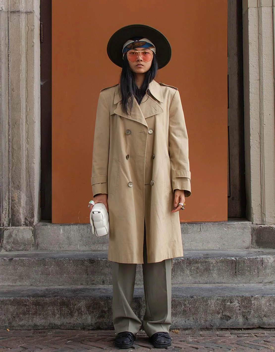 Vintage long trenchcoat