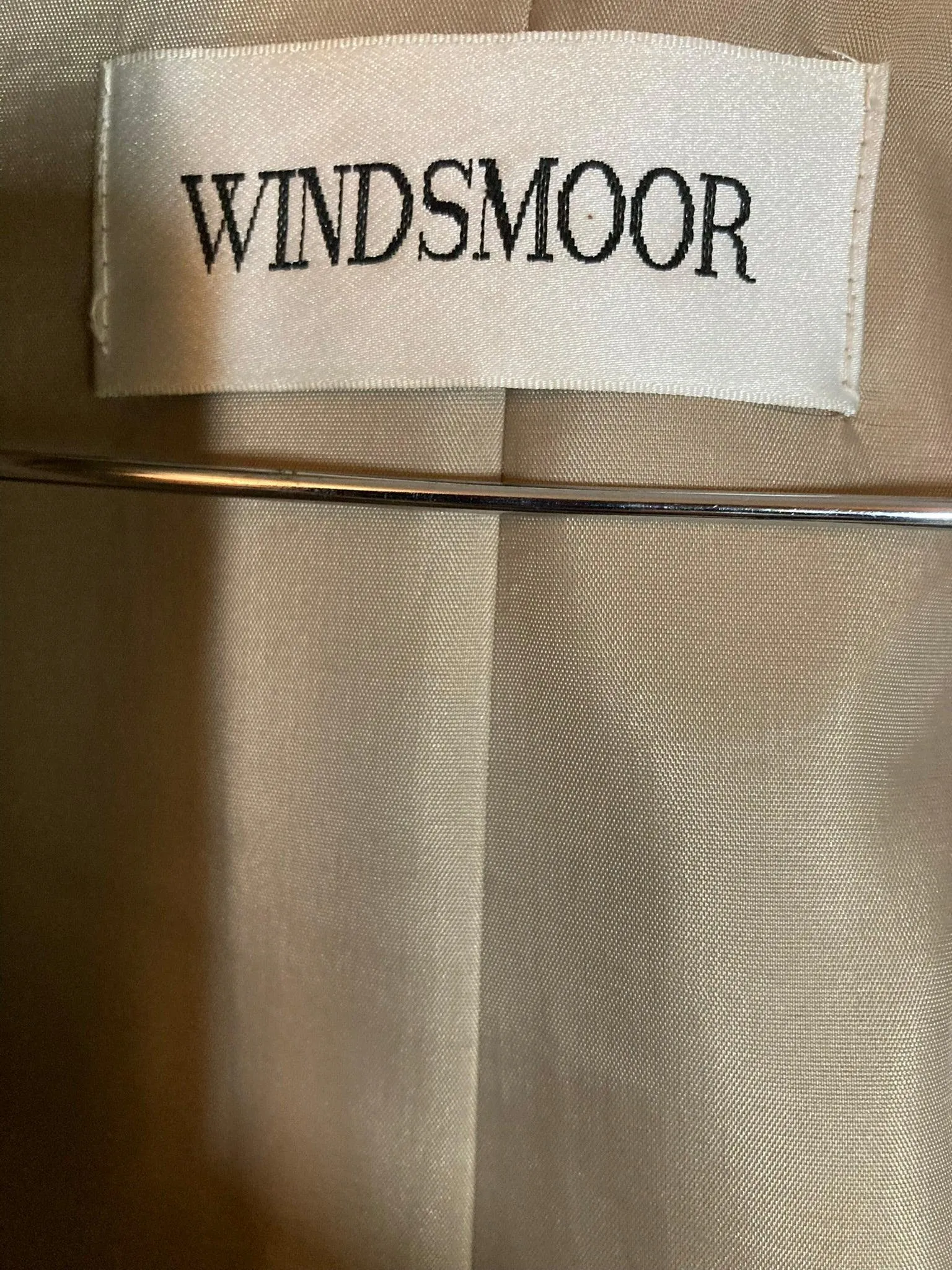 Windsmoor Wool Camel Long Sleeved Coat UK Size 10