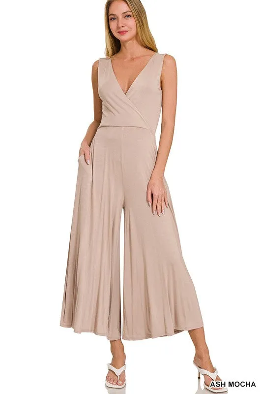 Zenana Lover Sleeveless Jumpsuit